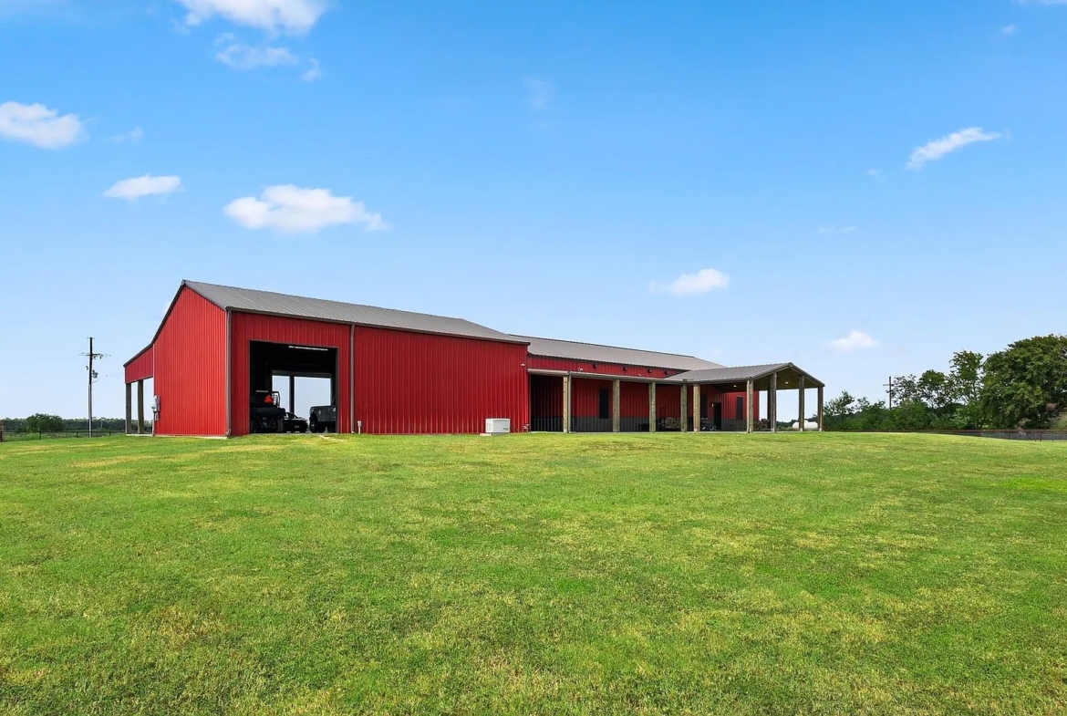 20.35 Acres, Custom 4/3 Barndominium, 6-Stall Stable, Lighted Arena, Turnout Pens, Hay Pasture, Multiple Barns, Workshop, Fenced/ Cross Fenced