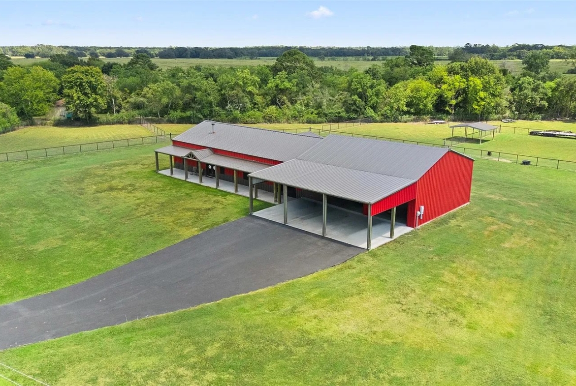 20.35 Acres, Custom 4/3 Barndominium, 6-Stall Stable, Lighted Arena, Turnout Pens, Hay Pasture, Multiple Barns, Workshop, Fenced/ Cross Fenced