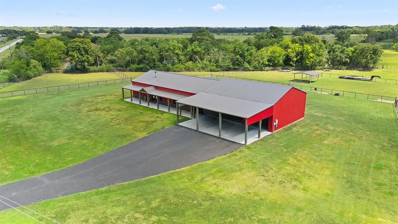 20.35 Acres, Custom 4/3 Barndominium, 6-Stall Stable, Lighted Arena, Turnout Pens, Hay Pasture, Multiple Barns, Workshop, Fenced/ Cross Fenced