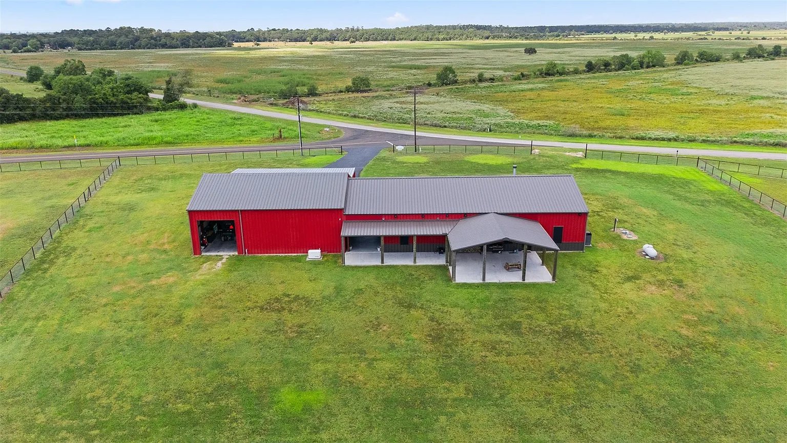 20.35 Acres, Custom 4/3 Barndominium, 6-Stall Stable, Lighted Arena, Turnout Pens, Hay Pasture, Multiple Barns, Workshop, Fenced/ Cross Fenced