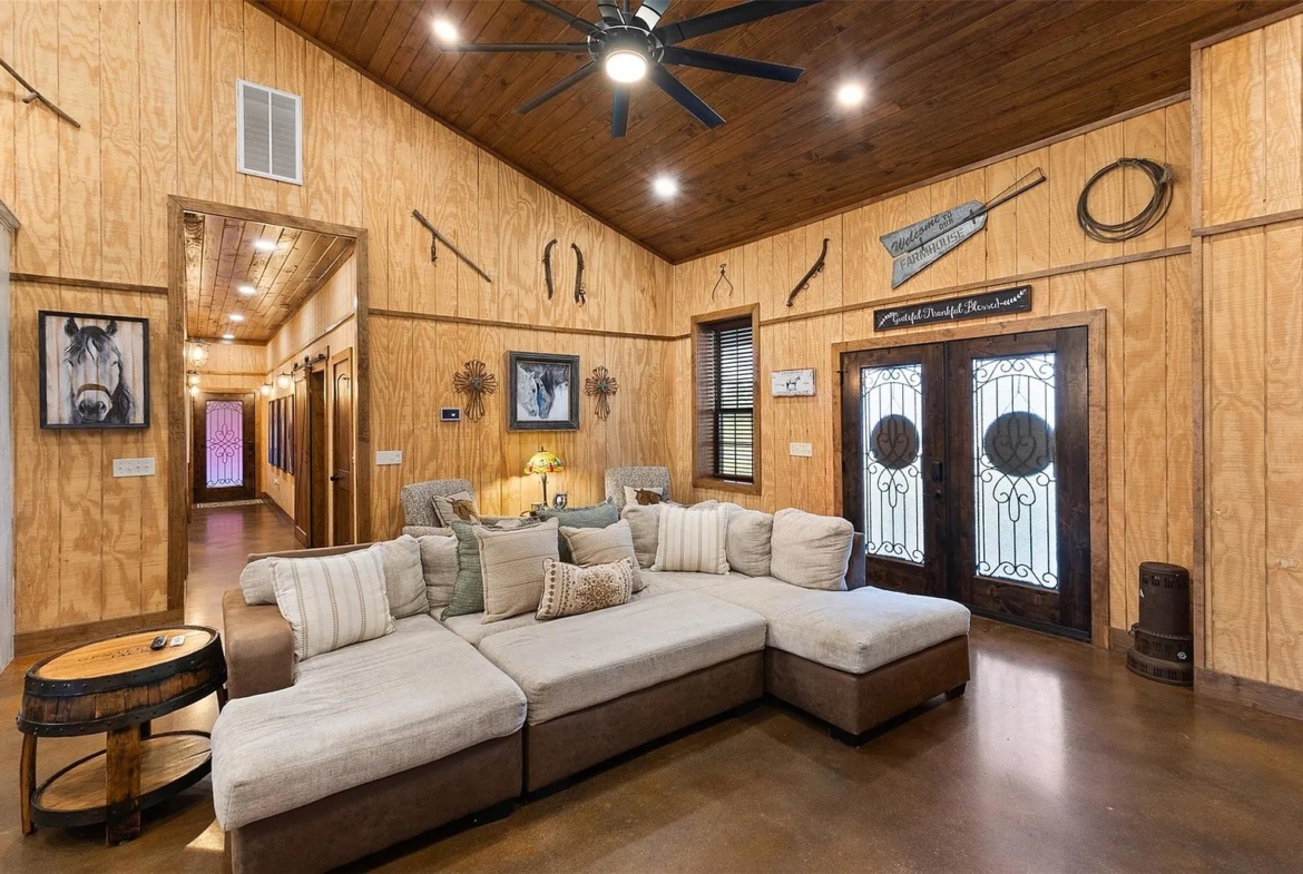 20.35 Acres, Custom 4/3 Barndominium, 6-Stall Stable, Lighted Arena, Turnout Pens, Hay Pasture, Multiple Barns, Workshop, Fenced/ Cross Fenced