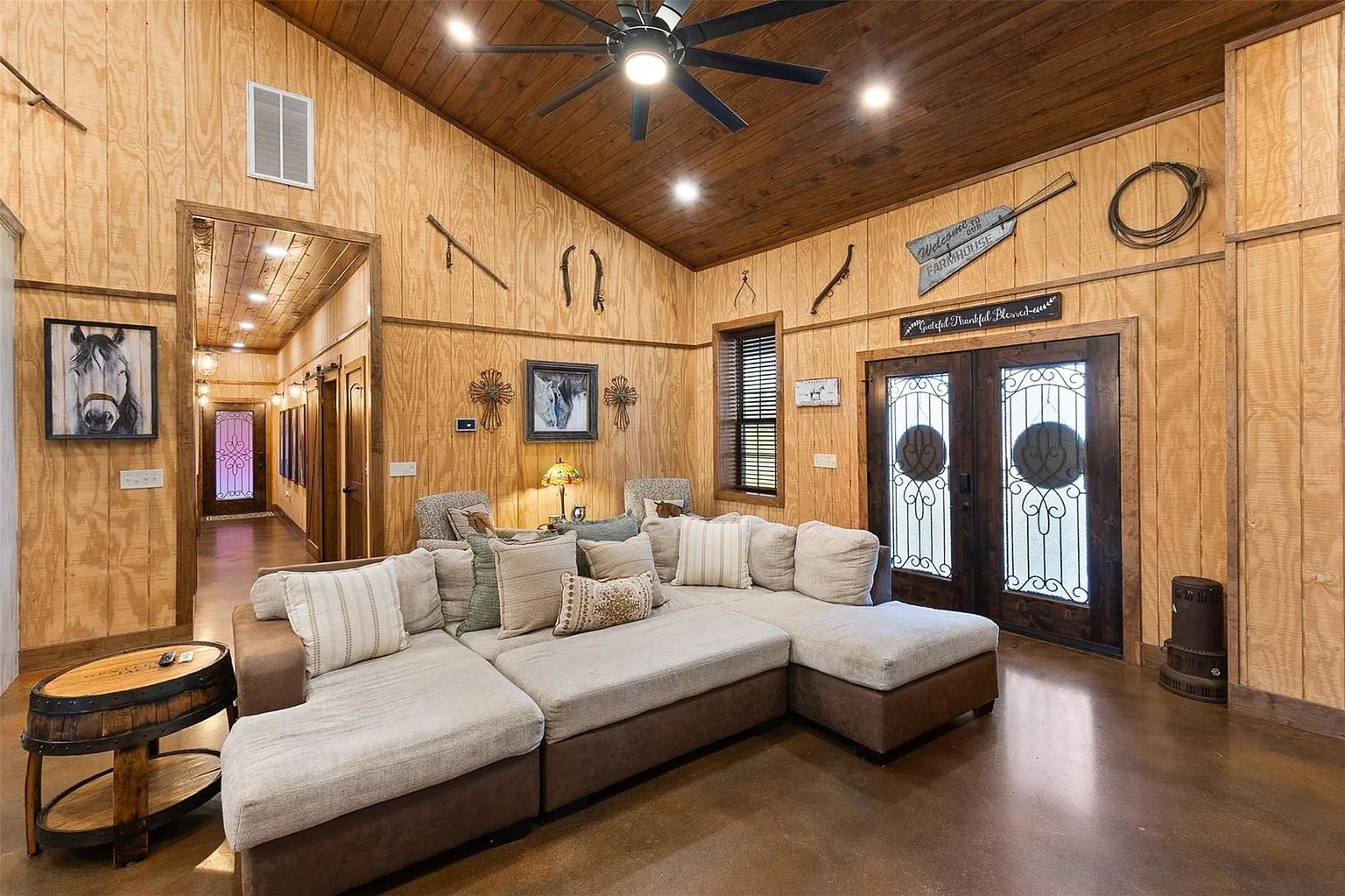 20.35 Acres, Custom 4/3 Barndominium, 6-Stall Stable, Lighted Arena, Turnout Pens, Hay Pasture, Multiple Barns, Workshop, Fenced/ Cross Fenced