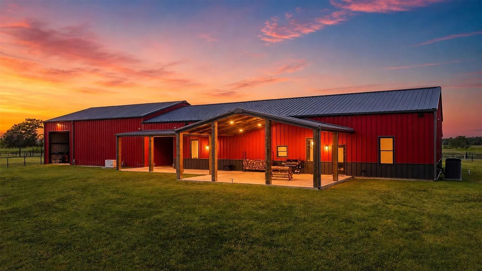 20.35 Acres, Custom 4/3 Barndominium, 6-Stall Stable, Lighted Arena, Turnout Pens, Hay Pasture, Multiple Barns, Workshop, Fenced/ Cross Fenced
